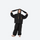 Kids 3L waterproof snow jacket and pants suit - black, 3-layer waterproof breathable fabric