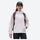 Women's lightweight hardshell rain jacket for trail - cream hardshell jacket, for travel and daily commute