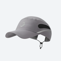 
                  
                    38g trail running cap with sweat absorption - gray featherlight running cap, product view, for hiking and trail walking
                  
                