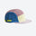 Flex color block sport cap UPF50 with side vents - pink blue and beige color block five panel cap, for travel and city walks