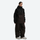 Women's breathable 2-layer snowboard jacket and pants - black and coffee brown colorblock jacket with coffee pants