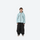 Kids 3L waterproof snow jacket and pants suit - ice blue jacket with black pants, for family resort ski days