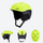 Ember lighter stronger snow helmet with mirror goggles - snow helmet color options, for resort ski days