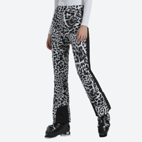 
                  
                    Women's slim fit waterproof stretchable ski pants - leopard print ski pants, for skiing and snowboarding
                  
                