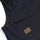 Unisex denim print snowboard bibs with pockets - navy denim, for skiing and snowboarding