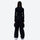Unisex asymmetric snowboard jacket and cargo pants - black snow pants with black top, for powder days and winter commute