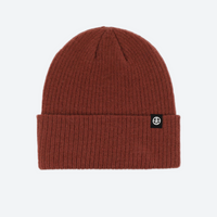 
                  
                    Warm wool knit beanie for winter sports - maroon wool snow beanie, front product view, for daily commute and office
                  
                