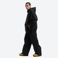 
                  
                    Breathable 3-layer ski pullover with balloon pants - black jacket with black pants, for resort and street wear
                  
                