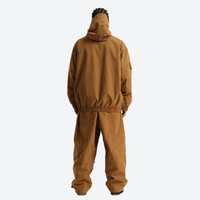 
                  
                    Unisex waterproof 3L snow anorak jacket and pants - coffee brown jacket with coffee pants, for cold-weather winter sports
                  
                