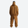 Unisex waterproof 3L snow anorak jacket and pants - coffee brown jacket with coffee pants, for cold-weather winter sports