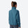 Women's fleece softshell jacket with stand collar - teal softshell jacket, for spring autumn and winter wear