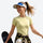 Unisex 17.5 micron merino wool baselayer tee - yellow merino wool baselayer tee on women, for hiking and trail walking