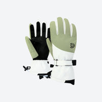
                  
                    Tug touchscreen snow gloves with warm lining - olive and white touchscreen snow gloves, for winter mountain trips
                  
                