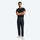 Men's slim-fit hiking pants - navy slim hiking pants with black tee, for camping and outdoor weekends