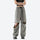Women's zip-off convertible hiking pants - gray zip-off hiking pants with black top, for camping and outdoor weekends