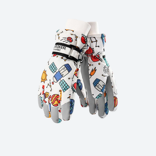 Cosmo Kids' Full-Finger Snow Gloves