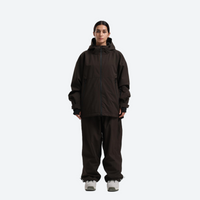 
                  
                    Women's 2-layer snowboard jacket and pants - coffee brown jacket with coffee pants, for skiing and snowboarding
                  
                