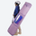Padded wheeled snowboard bag with board window - purple wheeled snowboard bag, for resort transfers