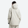 Women's waterproof 2L snow jacket and pants - cream, on-model back hood view, for skiing and snowboarding