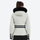 Women's slim fit ski jacket with fur collar - white slim fit ski jacket with fur collar, for winter mountain trips