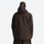 Men's 2-layer snowboard jacket and pants - coffee brown jacket, on-model back view, for skiing and snowboarding