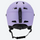 Ember lighter stronger snow helmet with mirror goggles - matte lavender snow helmet with mirror goggles, back view