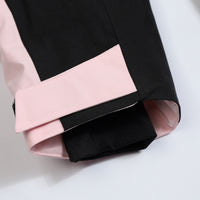 
                  
                    Women's waterproof one-piece snow suit - pink, cuff inner close-up detail, for resort and backcountry days
                  
                