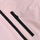 Women's one-piece snowboard suit with waist belt - pink, thigh zip pocket close-up detail, for powder and piste riding