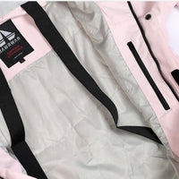 
                  
                    One-piece snowboard suit with knee reinforcement - pink one-piece suit, for skiing and snowboarding
                  
                
