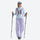 Women's knit cargo hiking pants with relaxed fit - lavender knit cargo pants with lavender top