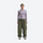 Women's breathable ski jacket set - lavender base layer top with olive green snow pants, for resort and street wear