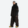 Men's breathable 2-layer snowboard jacket and pants - black and coffee brown colorblock jacket with coffee pants