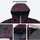Breathable 3-layer shell with removable fleece liner - purple, for cold-weather outdoor wear