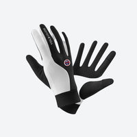 
                  
                    Moisture wicking liner gloves for layering - white and black antibacterial glove liner, for travel and city walks
                  
                