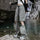 Women's quick-dry trail pants converting to shorts - gray zip-off hiking pants with black top, for warm-weather trekking
