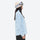 Lightweight high-warmth breathable fleece liner jacket - light blue fleece liner jacket on women with beanie