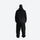 Men's waterproof 2L anorak snow jacket and pants - black jacket with black pants, for cold-weather winter sports