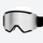 Crisp strap buckle cylindrical ski goggles - white frame silver cylindrical ski goggles, for snow sports weekends