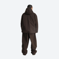 
                  
                    Men's breathable ski jacket with wide-leg pants - coffee brown jacket with coffee pants, for skiing and snowboarding
                  
                