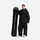 Women's waterproof 2L snow jacket and pants - black jacket with black pants, for resort and street wear