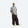 Men's 2-layer snowboard jacket and wide-leg pants - coffee brown snow pants with gray tee, for powder days and winter commute
