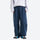 Women's knit cargo hiking pants with relaxed fit - navy knit cargo pants with white top, for hiking and trail walking