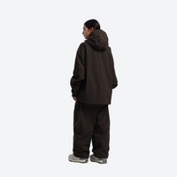 
                  
                    Women's breathable ski jacket set - coffee brown jacket with coffee pants, for powder days and winter commute
                  
                