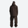 Men's 2-layer snowboard jacket and pants - coffee brown jacket with coffee pants, for cold-weather winter sports