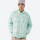 Ultralight water-repellent down series for men and women - mint green ultralight down jacket on men with beanie