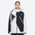 Unisex 2-layer snowboard jacket and pants - black and white colorblock jacket, for skiing and snowboarding