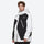 Unisex waterproof 2L snow jacket and pants - black and white colorblock jacket, for cold-weather winter sports