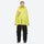 Unisex waterproof 2L snow jacket and pants - neon yellow anorak jacket with black pants, for resort and street wear