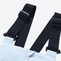 
                  
                    Waterproof 2L snow jacket and bib pants set - light blue bib pants, for cold-weather winter sports
                  
                