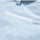 Unisex colorblock snowboard jacket and bibs - light blue bib pants, for powder and piste riding